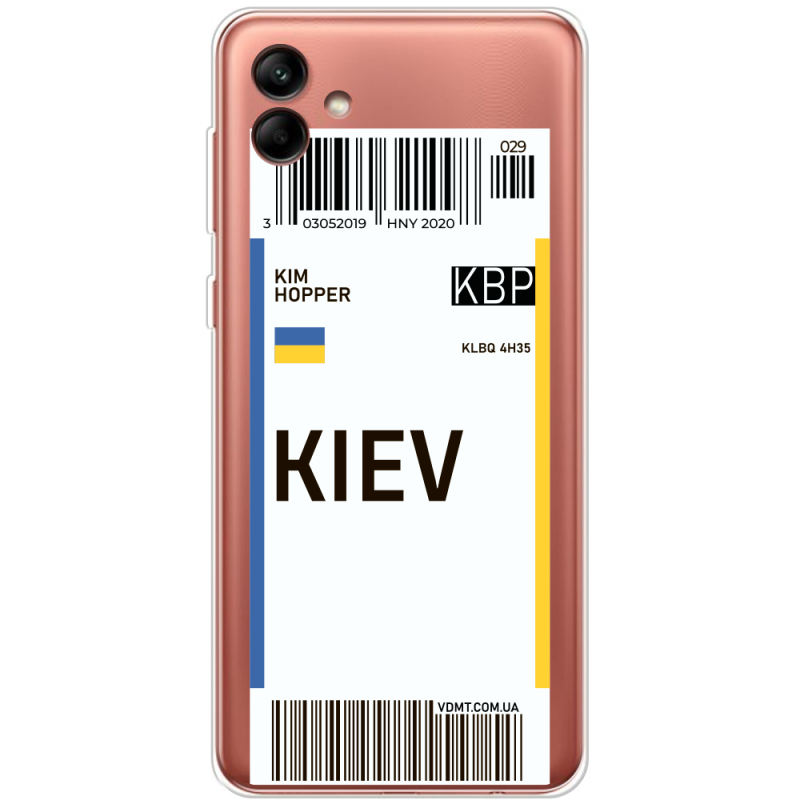 Прозрачный чехол BoxFace Samsung Galaxy A04 (A045) Ticket Kiev