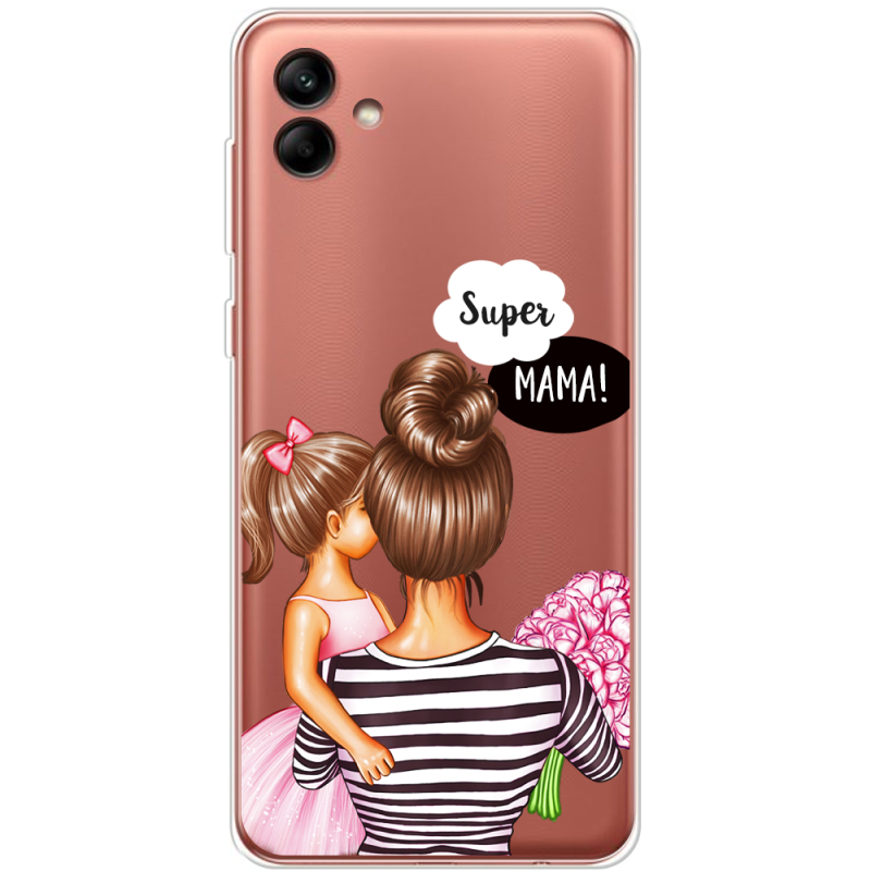 Прозрачный чехол BoxFace Samsung Galaxy A04 (A045) Super Mama and Daughter