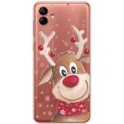 Прозрачный чехол BoxFace Samsung Galaxy A04 (A045) Winter Deer