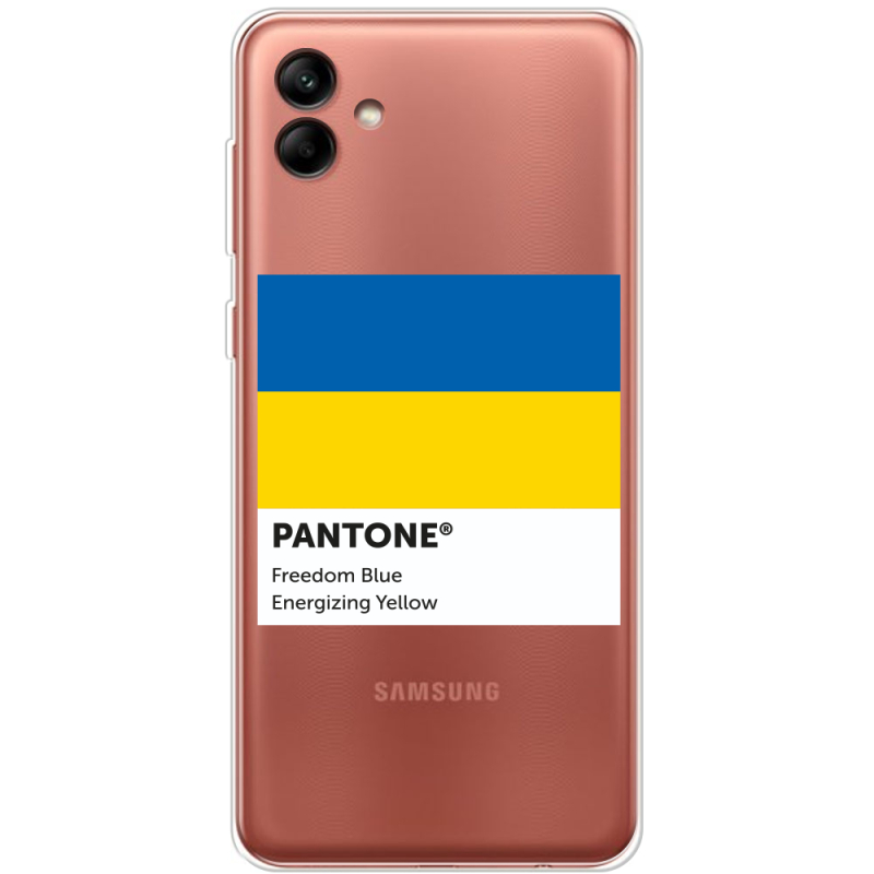 Прозрачный чехол BoxFace Samsung Galaxy A04 (A045) Pantone вільний синій