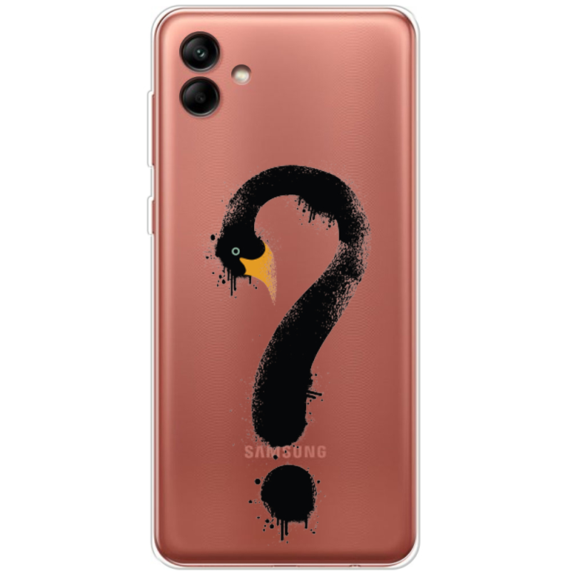 Прозрачный чехол BoxFace Samsung Galaxy A04 (A045) Swan question