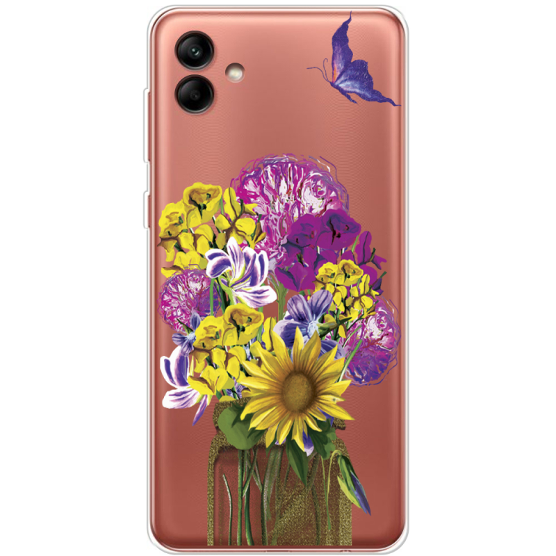 Прозрачный чехол BoxFace Samsung Galaxy A04 (A045) My Bouquet