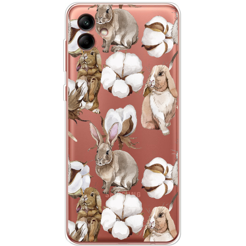 Прозрачный чехол BoxFace Samsung Galaxy A04 (A045) Cotton and Rabbits