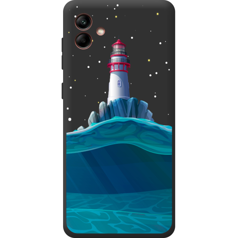 Черный чехол BoxFace Samsung Galaxy A04 (A045) Lighthouse