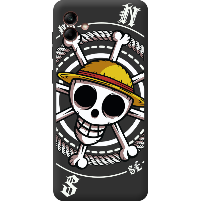 Черный чехол BoxFace Samsung Galaxy A04 (A045) One Piece Компас