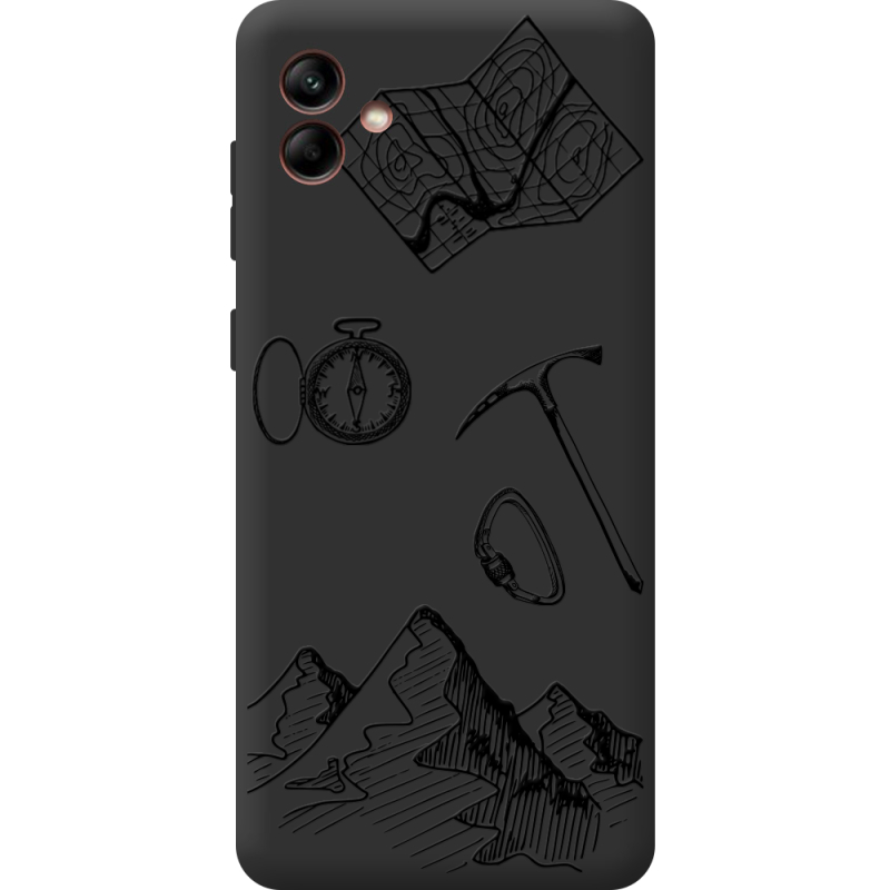 Черный чехол BoxFace Samsung Galaxy A04 (A045) Mountains