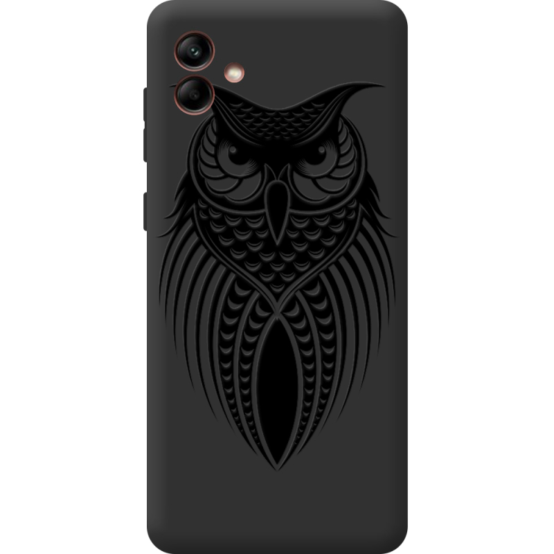 Черный чехол BoxFace Samsung Galaxy A04 (A045) Owl