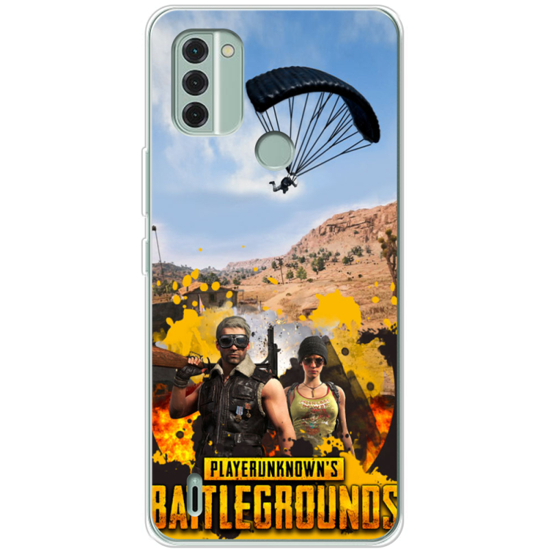 Чехол BoxFace Nokia C31 Pubg parachute