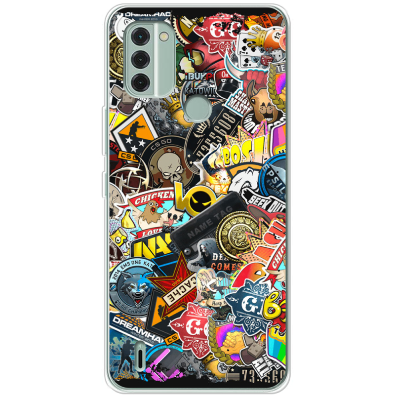 Чехол BoxFace Nokia C31 CS:Go Stickerbombing