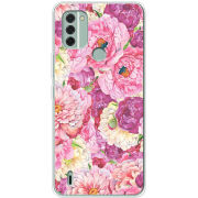 Чехол BoxFace Nokia C31 Pink Peonies