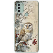Чехол BoxFace Nokia C31 Christmas Owl