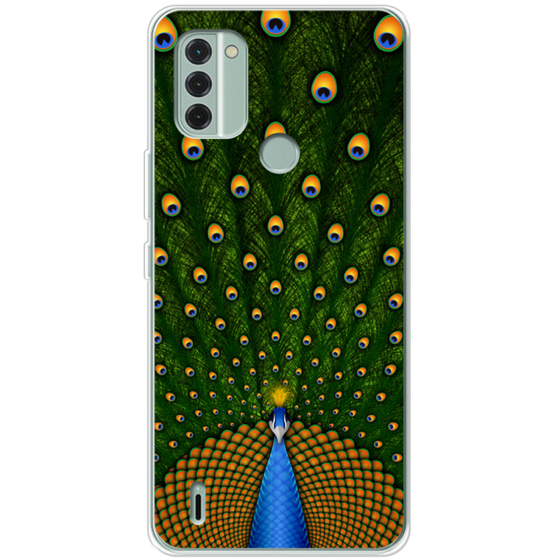 Чехол BoxFace Nokia C31 Peacocks Tail