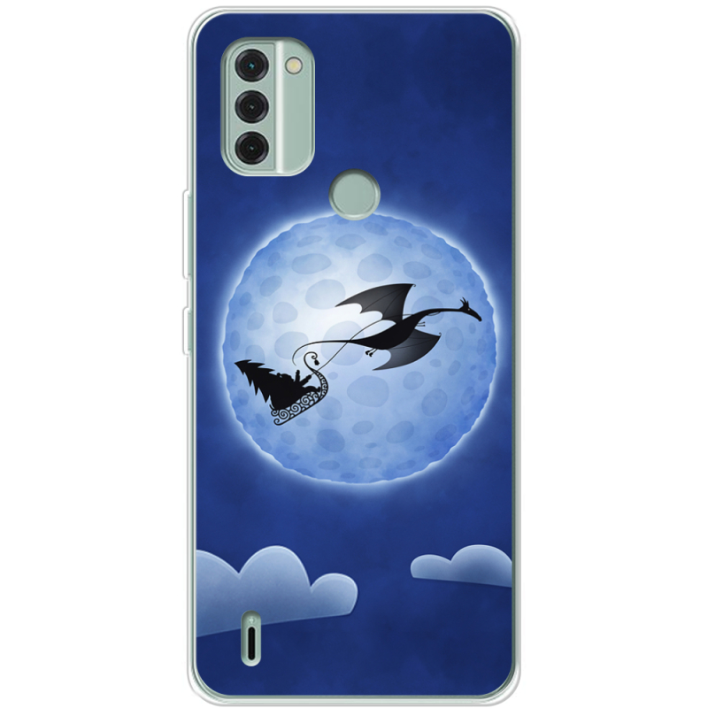 Чехол BoxFace Nokia C31 Christmas Dragon