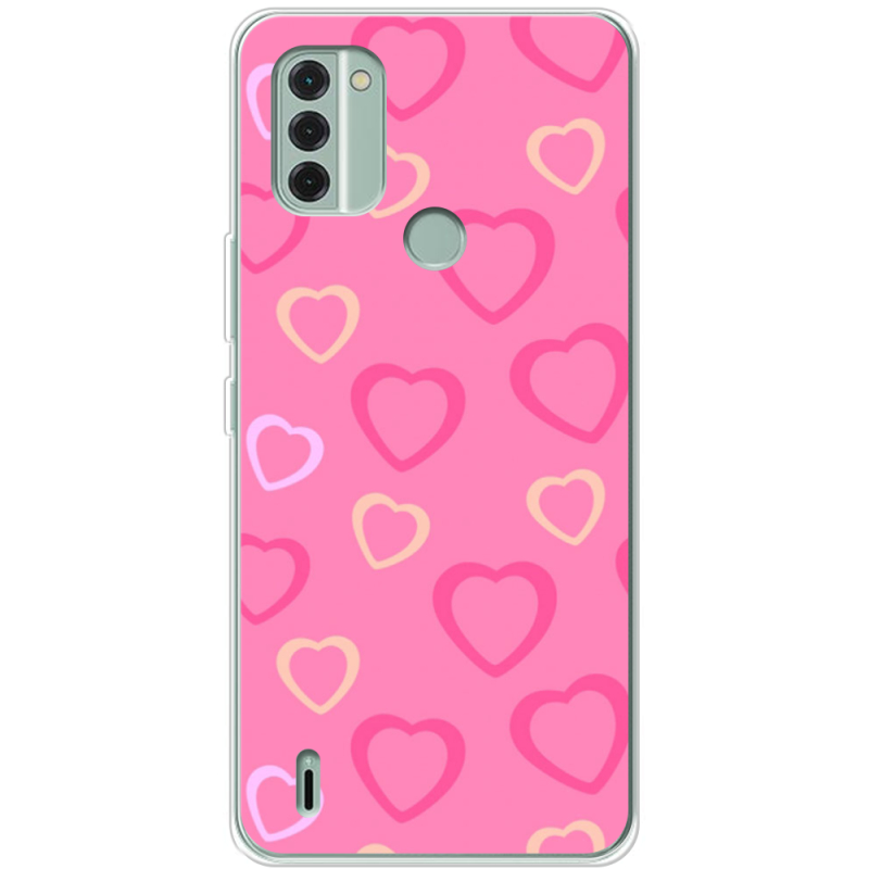 Чехол BoxFace Nokia C31 Sugar Hearts