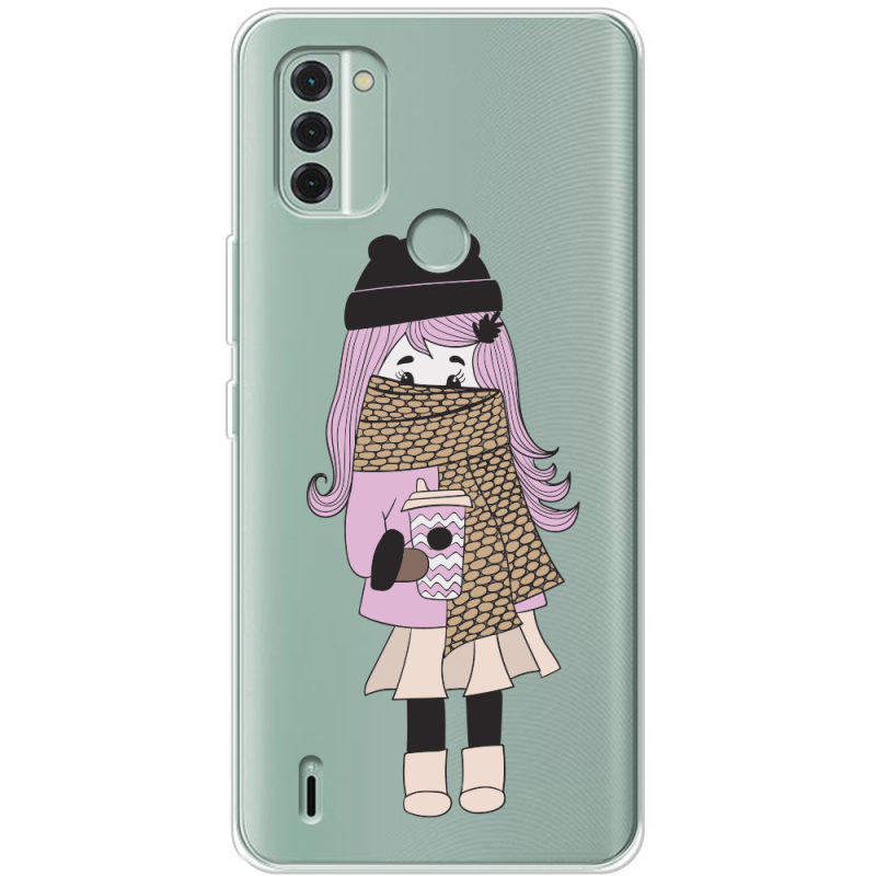 Прозрачный чехол BoxFace Nokia C31 Winter Morning Girl