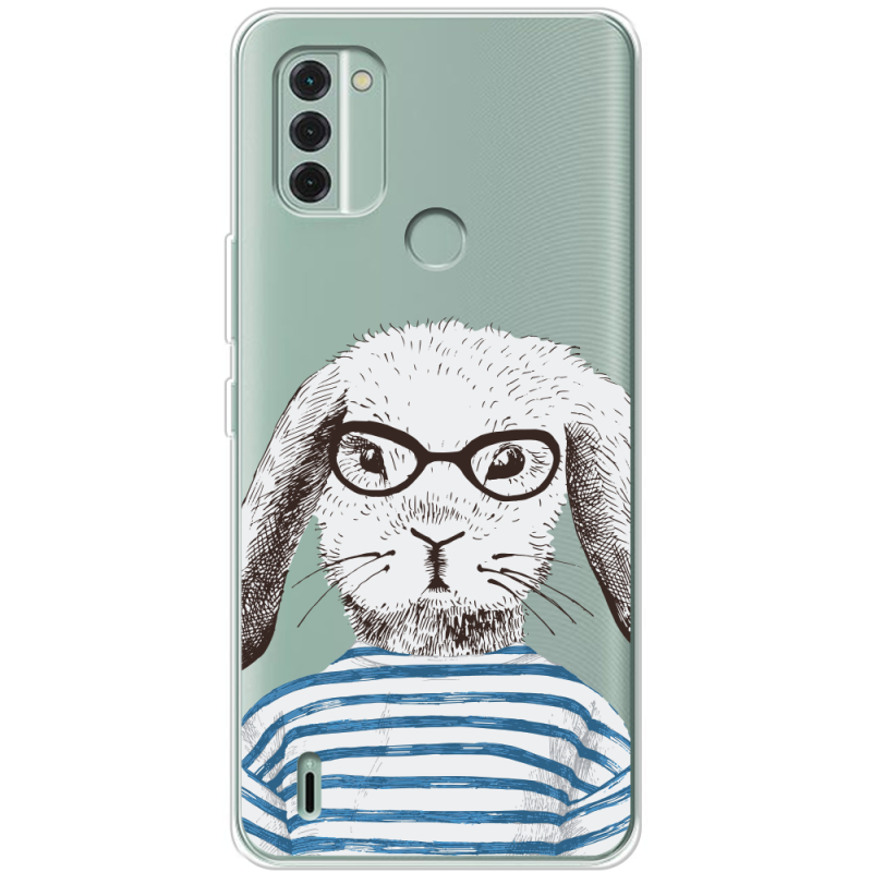 Прозрачный чехол BoxFace Nokia C31 MR. Rabbit