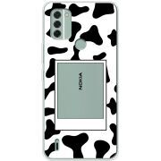 Прозрачный чехол BoxFace Nokia C31 Cow