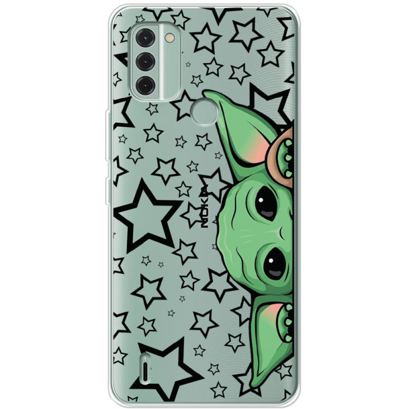 Прозрачный чехол BoxFace Nokia C31 Baby Yoda