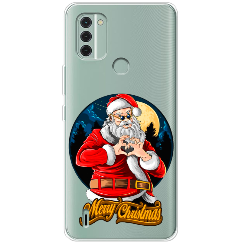 Прозрачный чехол BoxFace Nokia C31 Cool Santa