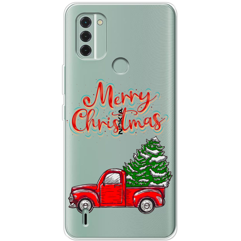 Прозрачный чехол BoxFace Nokia C31 Holiday Car