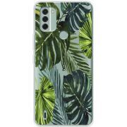 Прозрачный чехол BoxFace Nokia C31 Palm Tree