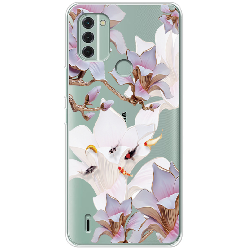 Прозрачный чехол BoxFace Nokia C31 Chinese Magnolia