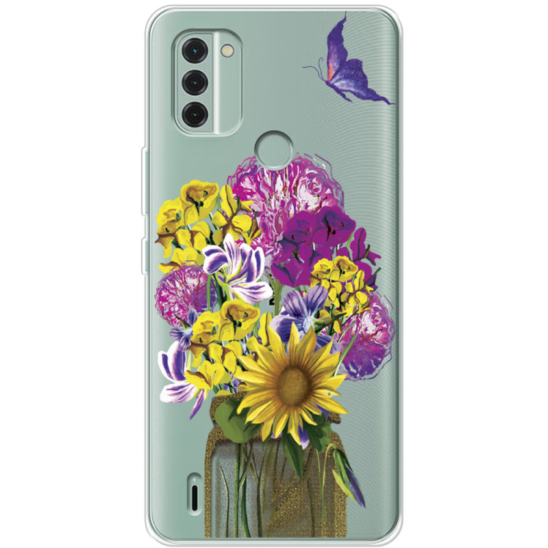 Прозрачный чехол BoxFace Nokia C31 My Bouquet