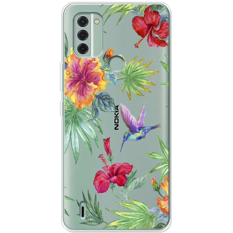 Прозрачный чехол BoxFace Nokia C31 Tropical