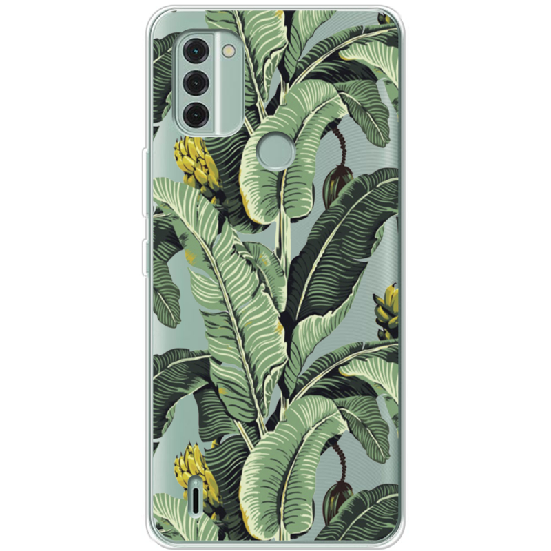 Прозрачный чехол BoxFace Nokia C31 Banana Leaves