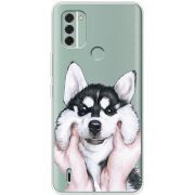 Прозрачный чехол BoxFace Nokia C31 Husky