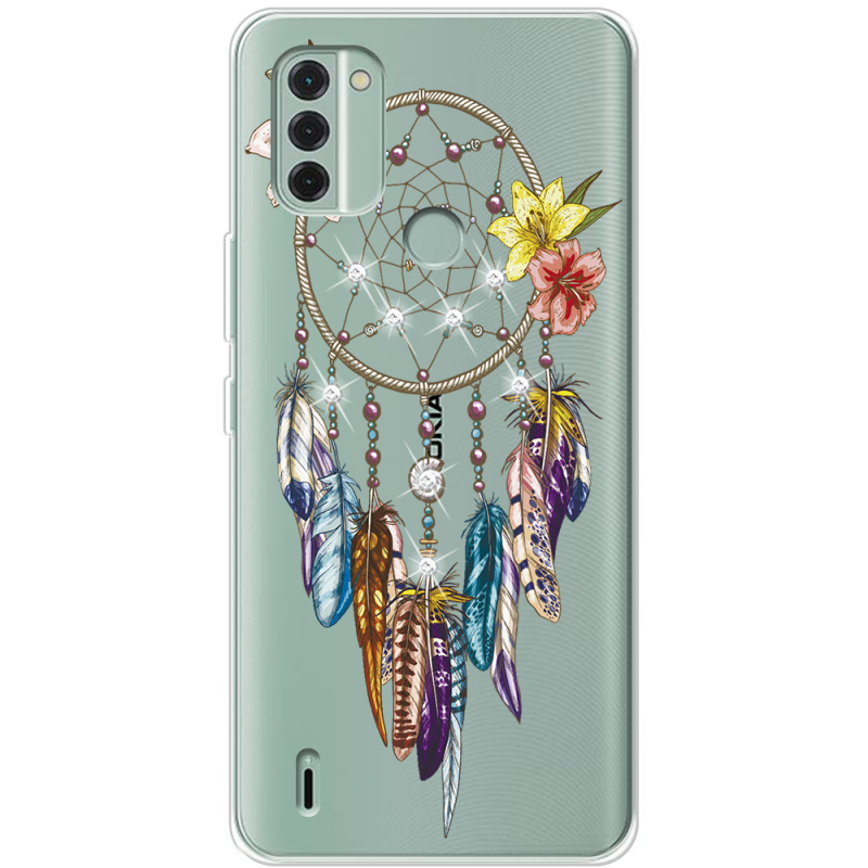 Чехол со стразами Nokia C31 Dreamcatcher