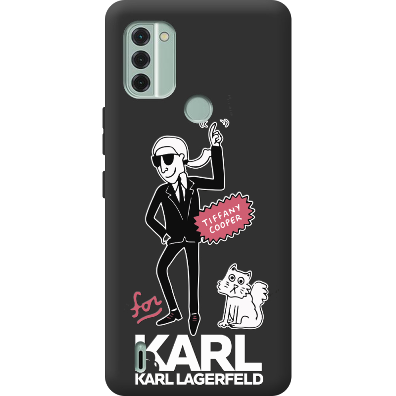 Черный чехол BoxFace Nokia C31 For Karl