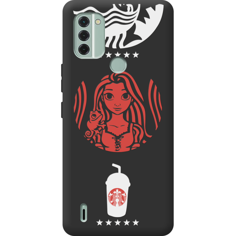 Черный чехол BoxFace Nokia C31 RedWhite Coffee