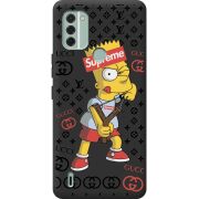 Черный чехол BoxFace Nokia C31 Yellow Fun