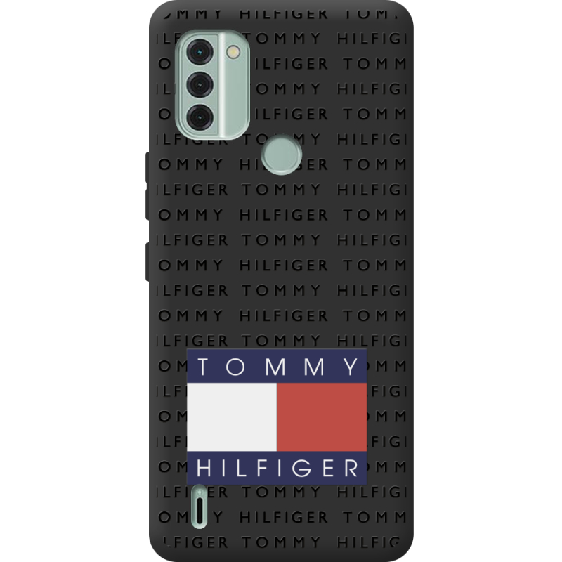 Черный чехол BoxFace Nokia C31 Tommy Print