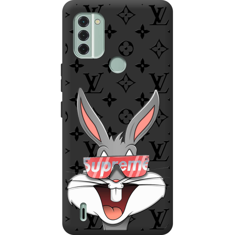 Черный чехол BoxFace Nokia C31 looney bunny