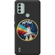 Черный чехол BoxFace Nokia C31 NASA