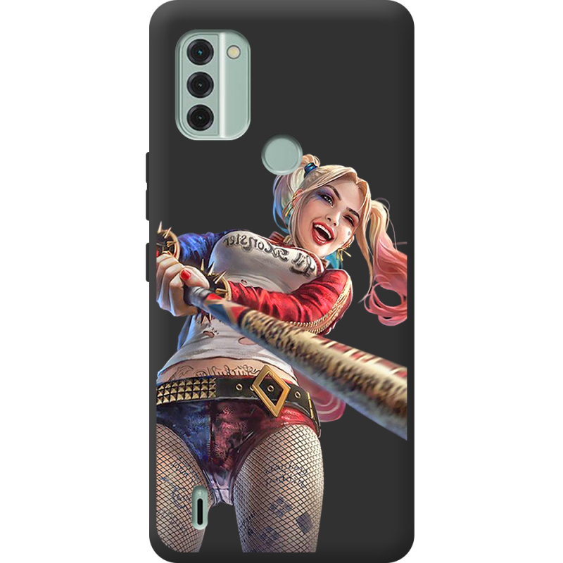 Черный чехол BoxFace Nokia C31 Happy Harley Quinn