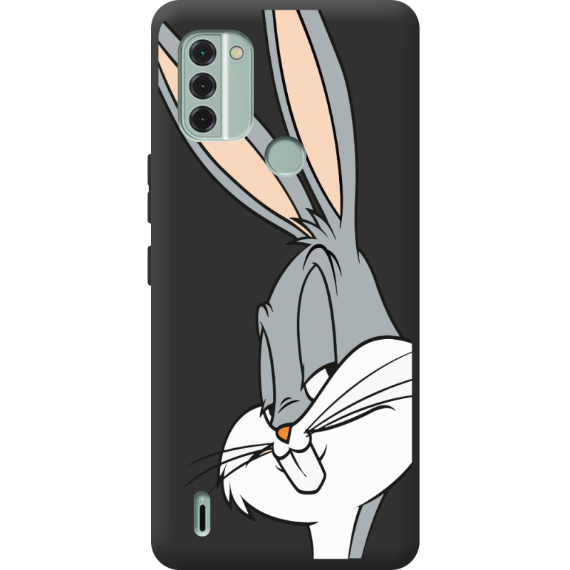 Черный чехол BoxFace Nokia C31 Lucky Rabbit