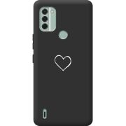 Черный чехол BoxFace Nokia C31 My Heart