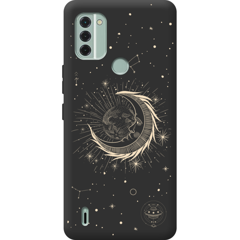 Черный чехол BoxFace Nokia C31 Moon