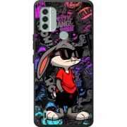Черный чехол BoxFace Nokia C31 Малий вухань