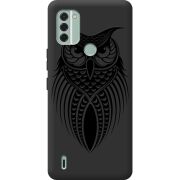 Черный чехол BoxFace Nokia C31 Owl