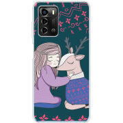 Чехол BoxFace ZTE Blade A72 Girl and deer