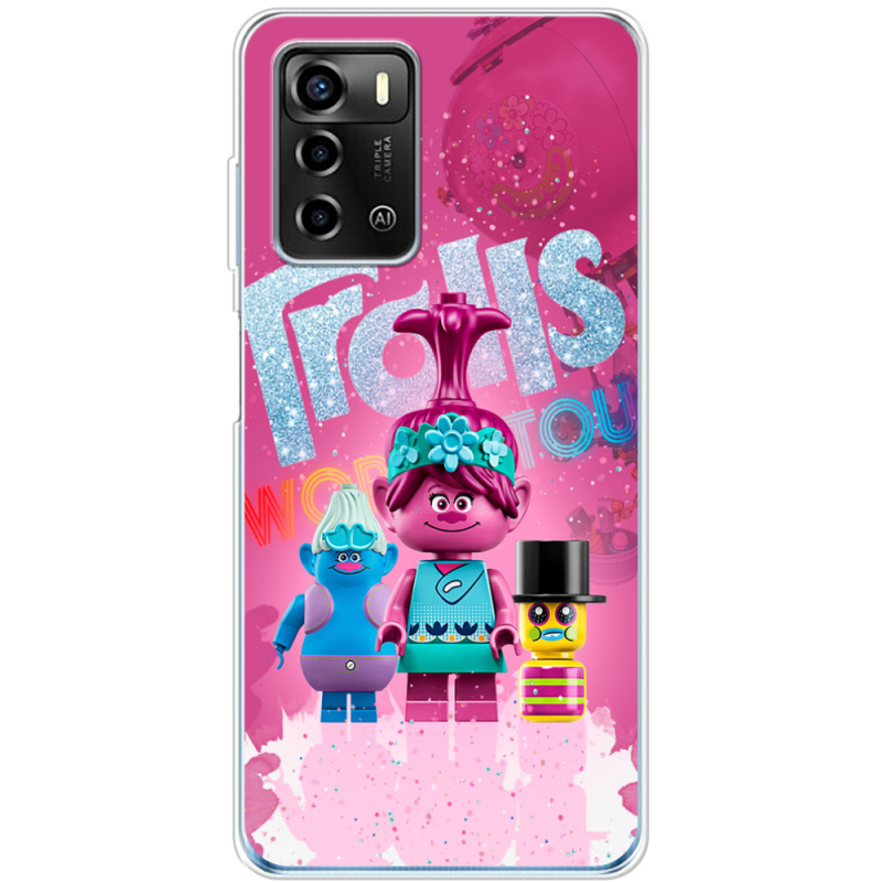 Чехол BoxFace ZTE Blade A72 Lego Trolls