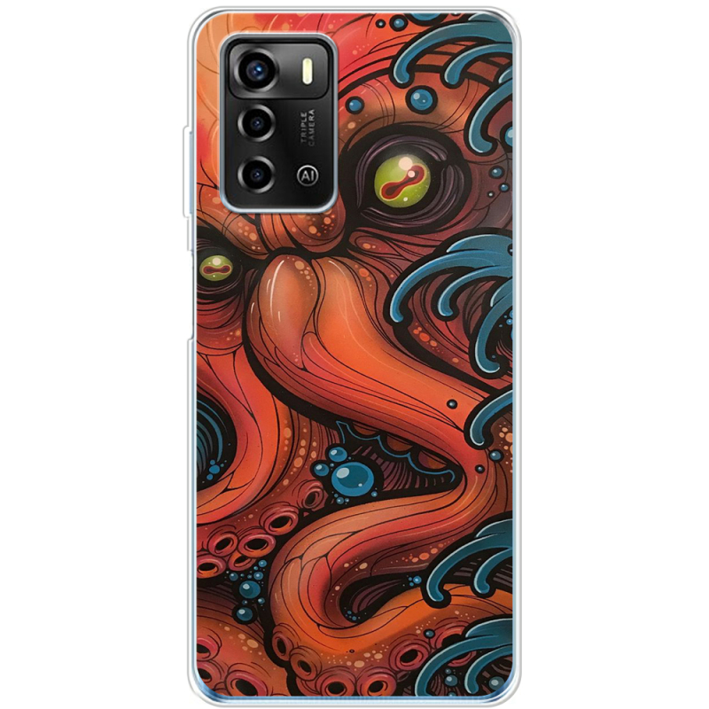 Чехол BoxFace ZTE Blade A72 Octopus