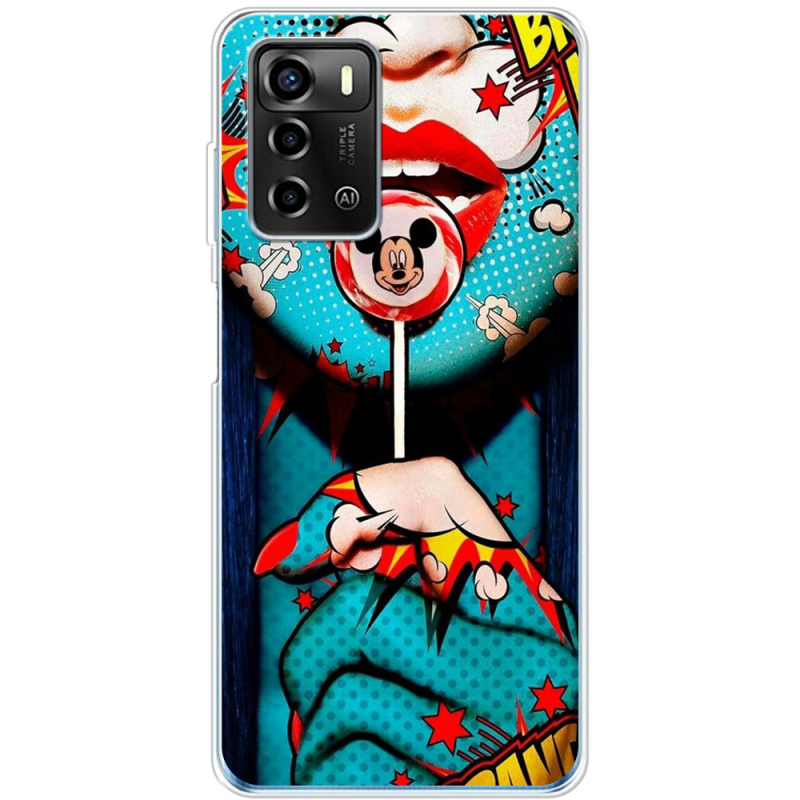 Чехол BoxFace ZTE Blade A72 Girl Pop Art