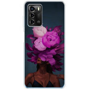 Чехол BoxFace ZTE Blade A72 Exquisite Purple Flowers