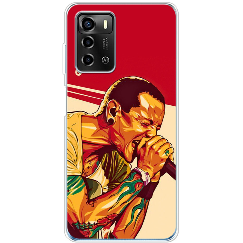 Чехол BoxFace ZTE Blade A72 Chester Bennington