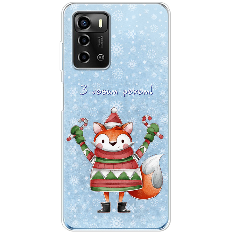 Чехол BoxFace ZTE Blade A72 Fox З новим роком!